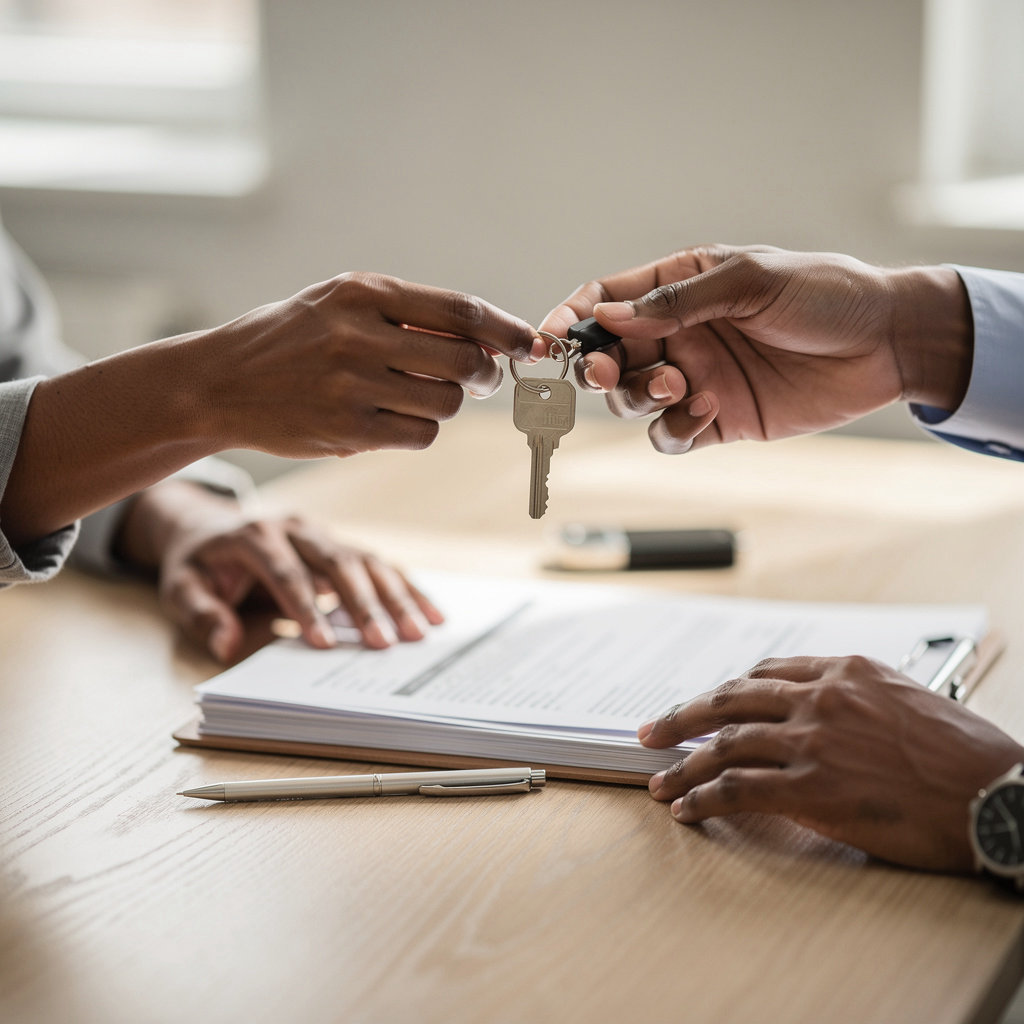 Townspeople staff collaborating with partner agency representatives on housing services in San Diego